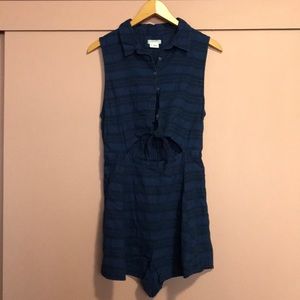 Blue romper